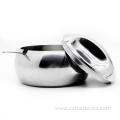 Countertop Stainless Steel Sugar Bowls With Lid Spoon